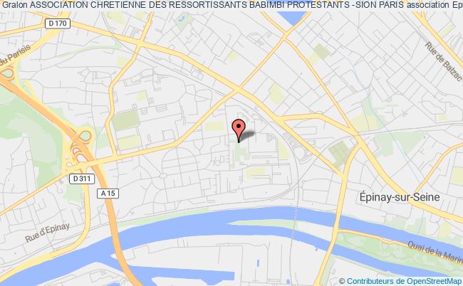 plan association Association Chretienne Des Ressortissants Babimbi Protestants -sion Paris Épinay-sur-Seine