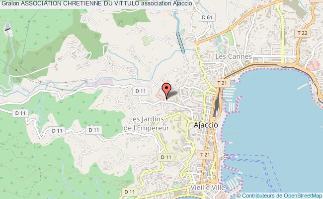 plan association Association Chretienne Du Vittulo Ajaccio