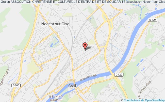 plan association Association Chretienne Et Culturelle D'entraide Et De Solidarite Nogent-sur-Oise