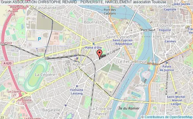 plan association Association Christophe Renard : Perversite, Harcelement Toulouse