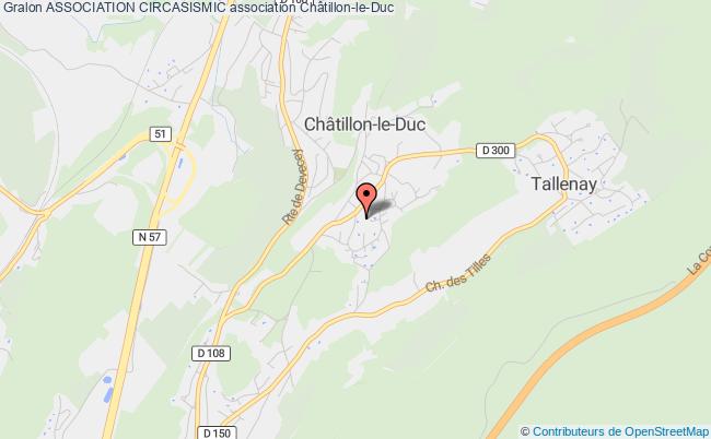 plan association Association Circasismic Châtillon-le-Duc