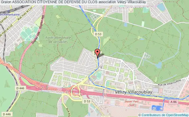 plan association Association Citoyenne De DÉfense Du Clos Vélizy-Villacoublay
