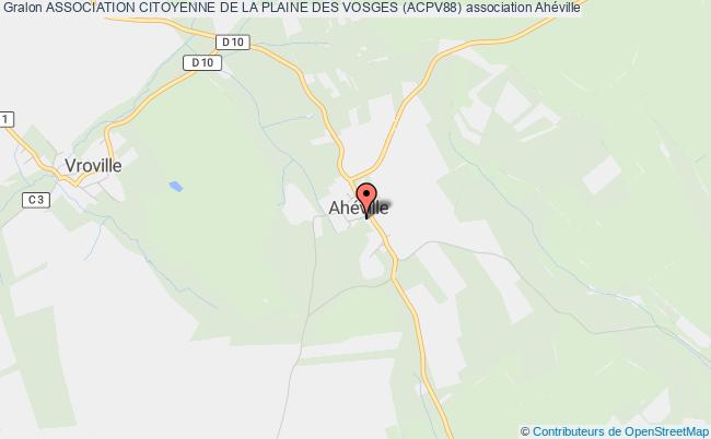 plan association Association Citoyenne De La Plaine Des Vosges (acpv88) Ahéville