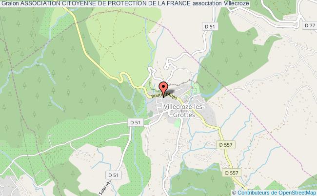 plan association Association Citoyenne De Protection De La France Villecroze