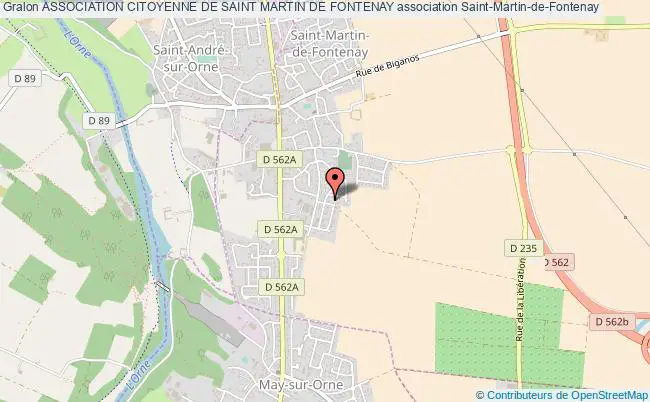 plan association Association Citoyenne De Saint Martin De Fontenay Saint-Martin-de-Fontenay