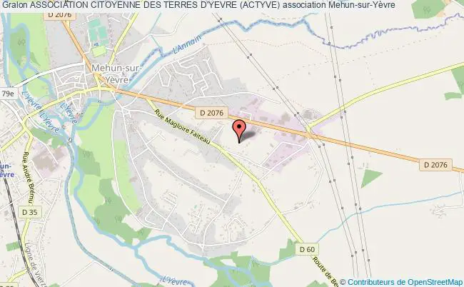 plan association Association Citoyenne Des Terres D'yevre (actyve) Mehun-sur-Yèvre