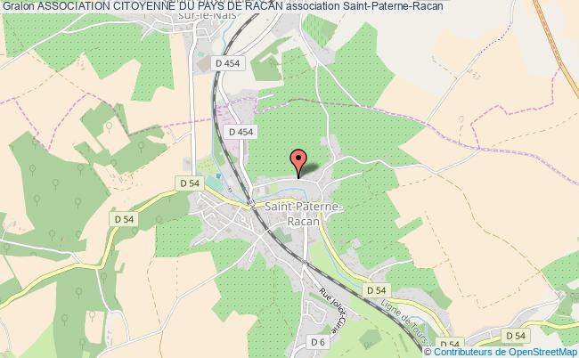 plan association Association Citoyenne Du Pays De Racan Saint-Paterne-Racan