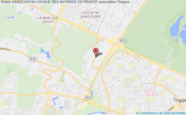 plan association Association Civique Des Motards De France Trappes