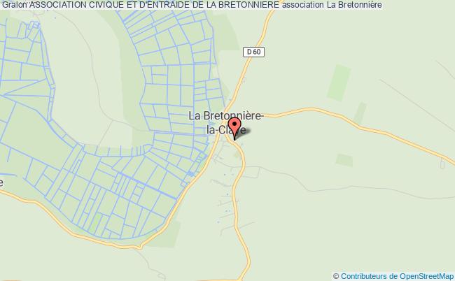 plan association Association Civique Et D'entraide De La Bretonniere La Bretonnière-la-Claye