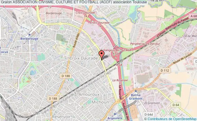 plan association Association Civisme, Culture Et Football (accf) Toulouse
