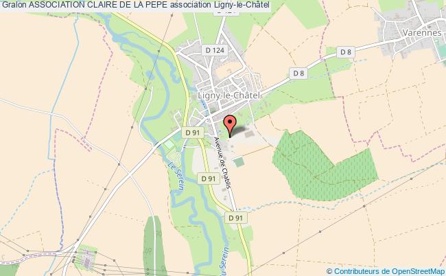 plan association Association Claire De La Pepe Ligny-le-Châtel