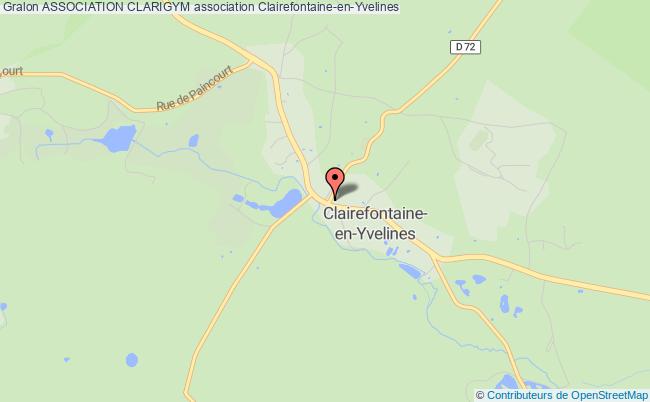 plan association Association Clarigym Clairefontaine-en-Yvelines