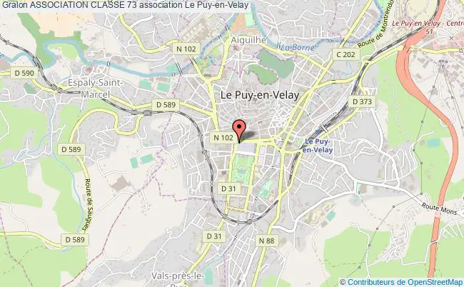 plan association Association Classe 73 Le Puy-en-Velay
