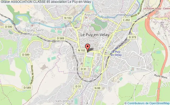 plan association Association Classe 85 Le Puy-en-Velay