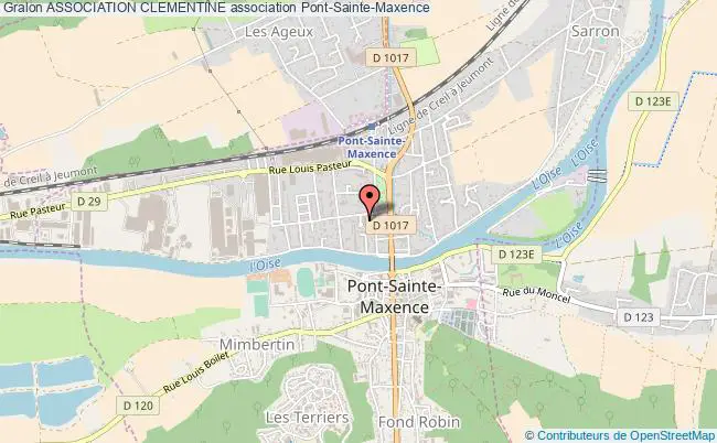 plan association Association Clementine Pont-Sainte-Maxence