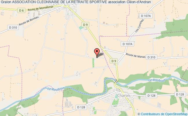 plan association Association Cleonnaise De La Retraite Sportive Cléon-d'Andran