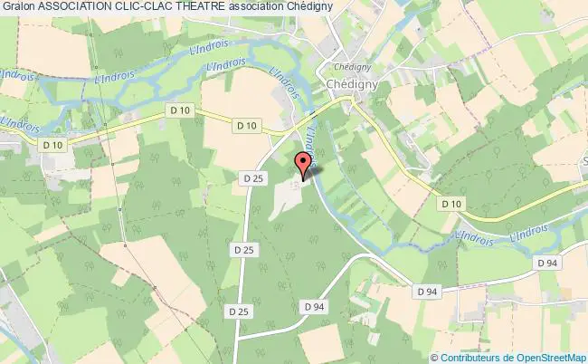 plan association Association Clic-clac Theatre Chédigny