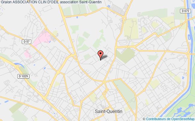 plan association Association Clin D'oeil Saint-Quentin