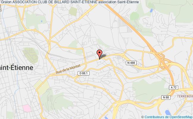 plan association Association Club De Billard Saint-Étienne Saint-Étienne
