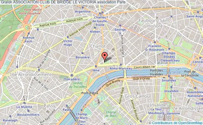 plan association Association Club De Bridge Le Victoria Paris