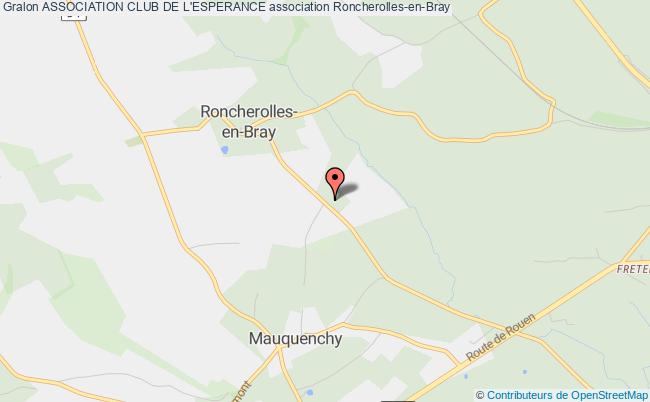 plan association Association Club De L'esperance Roncherolles-en-Bray