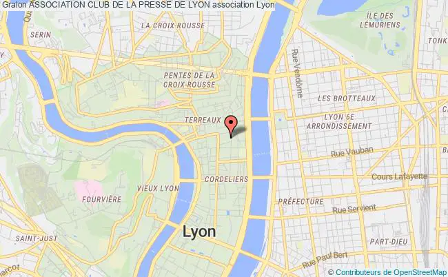 plan association Association Club De La Presse De Lyon Lyon
