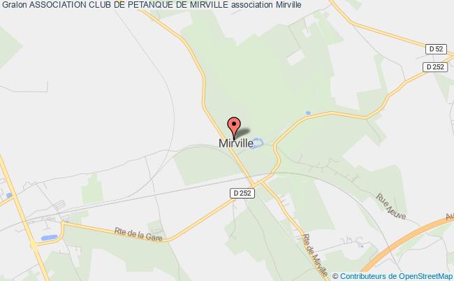 plan association Association Club De Petanque De Mirville Mirville