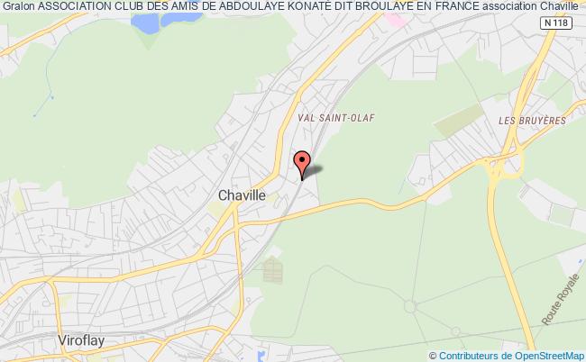 plan association Association Club Des Amis De Abdoulaye KonatÉ Dit Broulaye En France Chaville