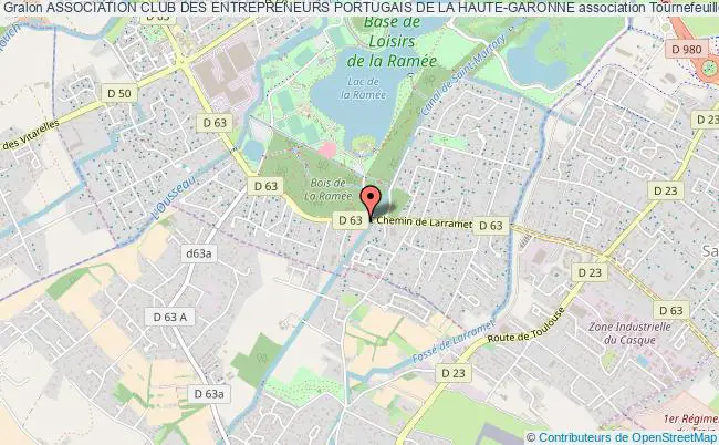 plan association Association Club Des Entrepreneurs Portugais De La Haute-garonne Tournefeuille
