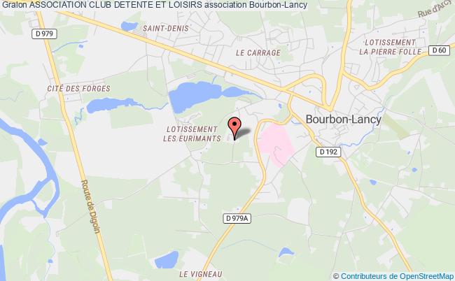 plan association Association Club Detente Et Loisirs Bourbon-Lancy