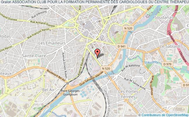 plan association Association Club Pour La Formation Permanente Des Cardiologues Du Centre ThÉrapeutique Et Chirurgical Chenieux Limoges
