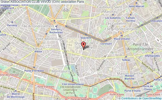 plan association Association Club Viivoo (cvv) Paris