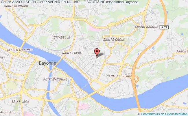 plan association Association Cmpp Avenir En Nouvelle Aquitaine Bayonne