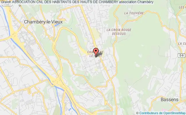 plan association Association Cnl Des Habitants Des Hauts De Chambery Chambéry