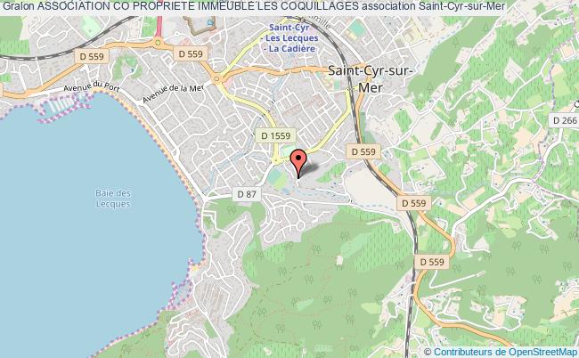 plan association Association Co Propriete Immeuble Les Coquillages Saint-Cyr-sur-Mer