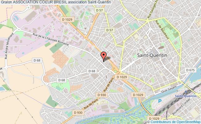 plan association Association Coeur Bresil Saint-Quentin