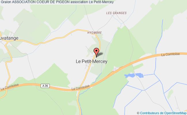 plan association Association Coeur De Pigeon Le    Petit-Mercey