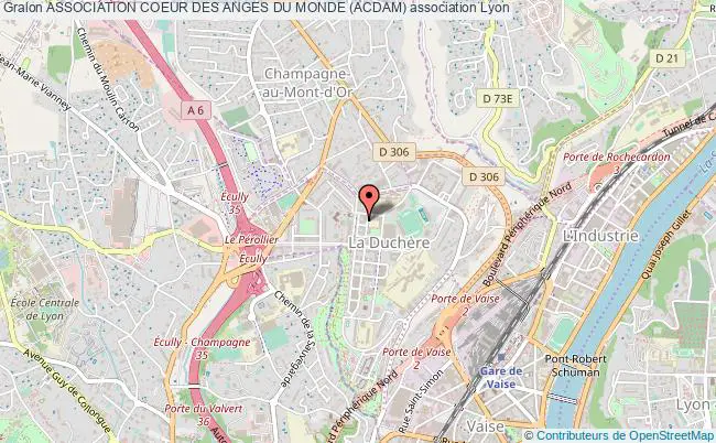 plan association Association Coeur Des Anges Du Monde (acdam) Lyon
