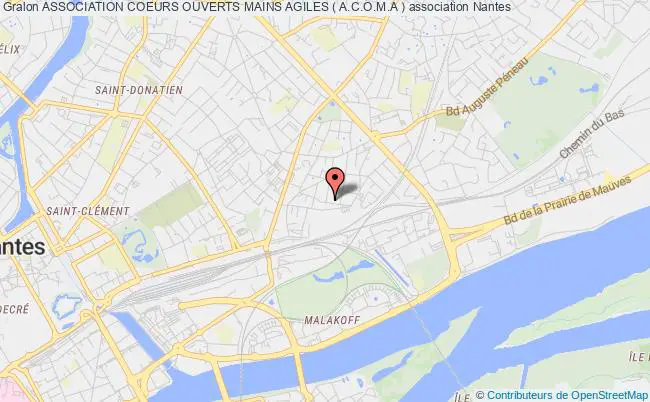 plan association Association Coeurs Ouverts Mains Agiles ( A.c.o.m.a ) Nantes