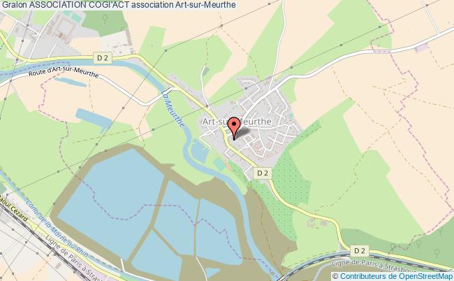 plan association Association Cogi'act Art-sur-Meurthe
