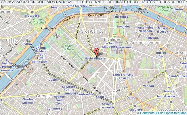 plan association Association Cohesion Nationale Et Citoyennete De L'institut Des Hautes Etudes De Defense Nationale (cnc-ihedn) PARIS