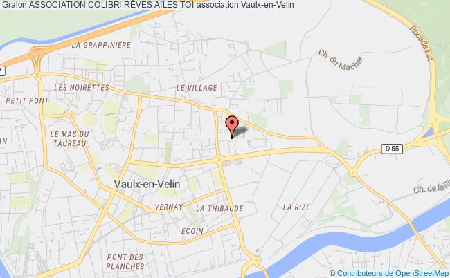 plan association Association Colibri RÊves Ailes Toi Vaulx-en-Velin