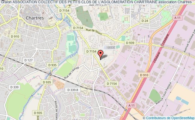 plan association Association Collectif Des Petits Clos De L'agglomeration Chartraine Chartres
