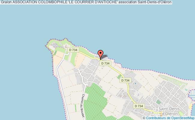 plan association Association Colombophile 'le Courrier D'antioche' Saint-Denis-d'Oléron