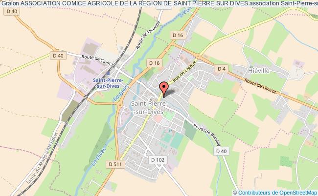 plan association Association Comice Agricole De La Region De Saint Pierre Sur Dives Saint-Pierre-sur-Dives