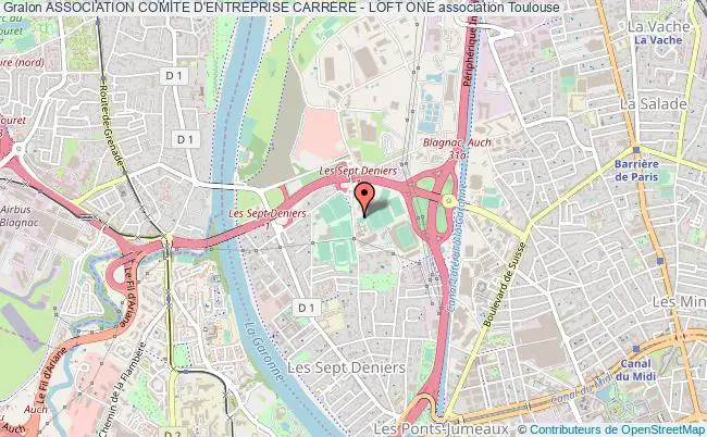 plan association Association Comite D'entreprise Carrere - Loft One Toulouse