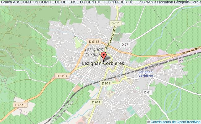 ASSOCIATION COMITE DE DEFENSE DU CENTRE HOSPITALIER DE LEZIGNAN