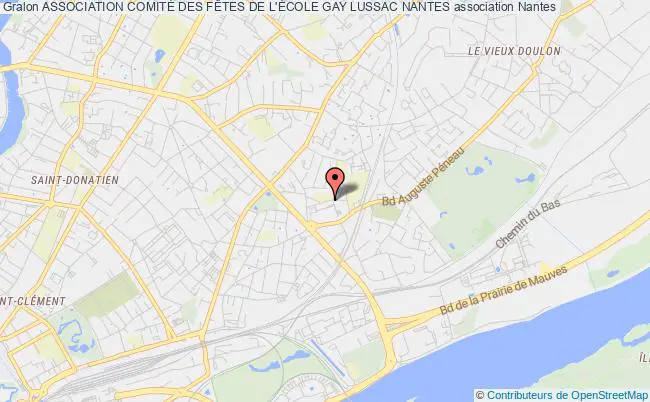 plan association Association ComitÉ Des FÊtes De L'École Gay Lussac Nantes Nantes