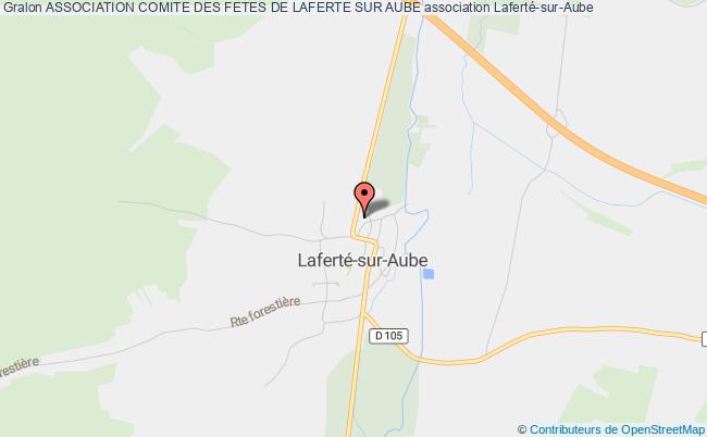 plan association Association Comite Des Fetes De Laferte Sur Aube Laferté-sur-Aube
