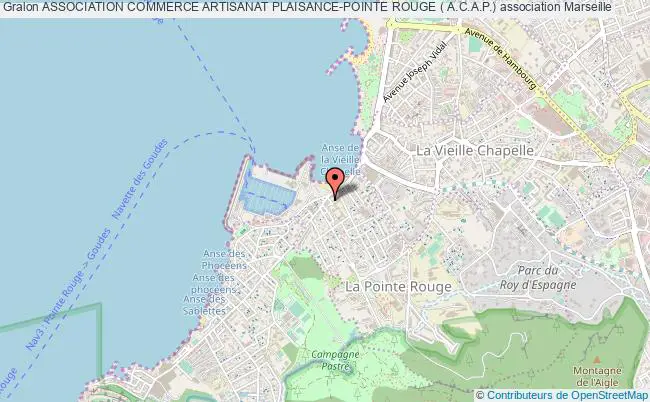 plan association Association Commerce Artisanat Plaisance-pointe Rouge ( A.c.a.p.) Marseille